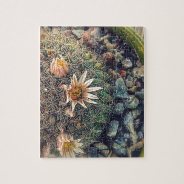 Blooming Cacti Jigsaw Puzzle (Vertical)