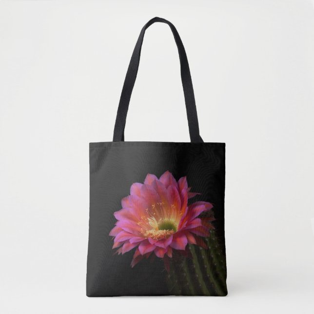 Blooming  Cactus Delight Tote Bag (Front)
