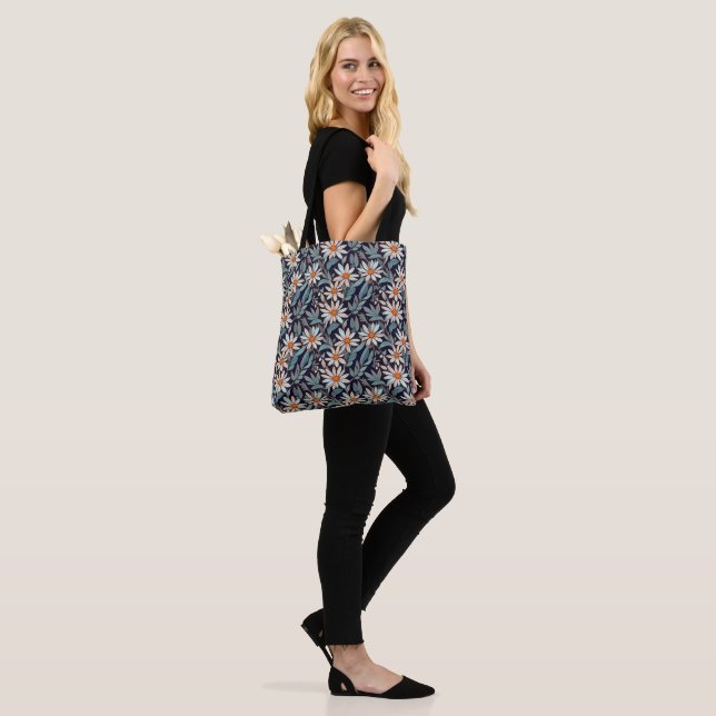 Blooming camomiles-Modern floral pattern design 6 Tote Bag (On Model)