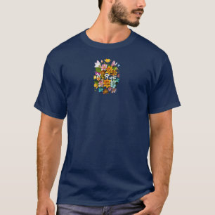 Blooming Care - Floral Tribute to Nurses T-Shirt