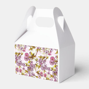Blooming Cherry Blossom Pattern Favour Box
