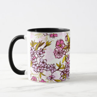 Blooming Cherry Blossom Pattern Mug