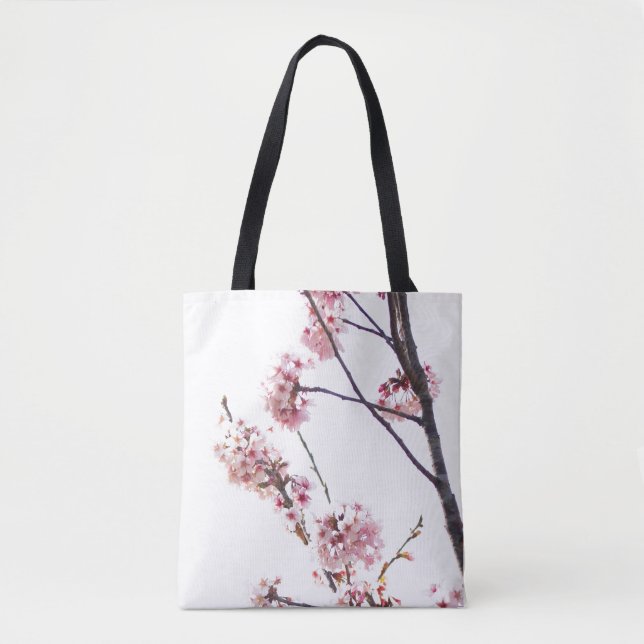 Blooming Cherry Tree Tote Bag (Front)