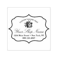 Blooming Chic Bracket Frame & Elegant Script