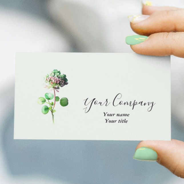 Blooming Clover Business Card (Creator Uploaded)