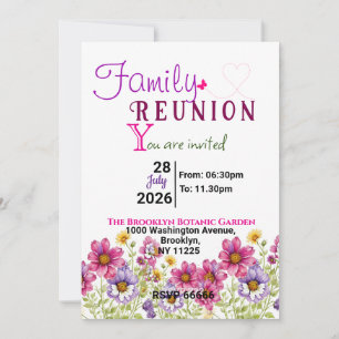 Blooming Connections Invitation