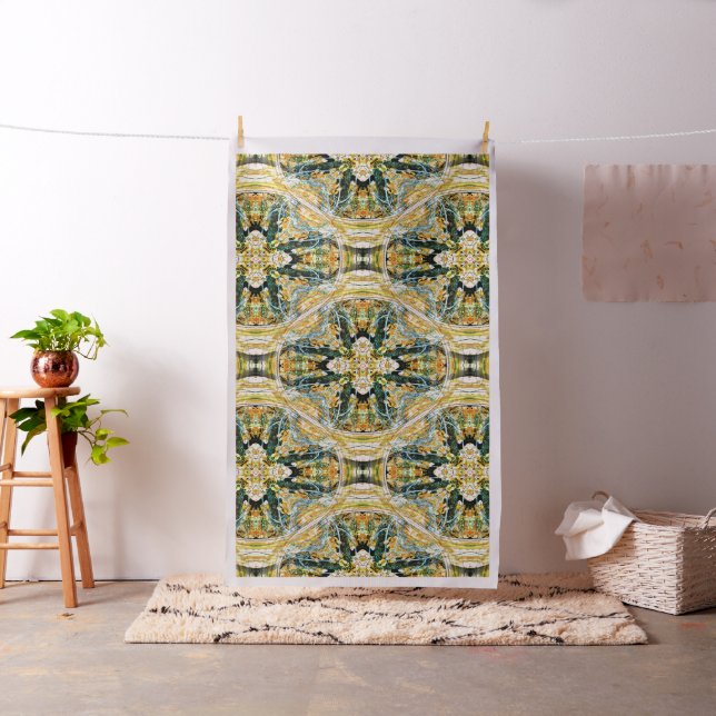 Blooming  Crosses.... Fabric (In Situ)