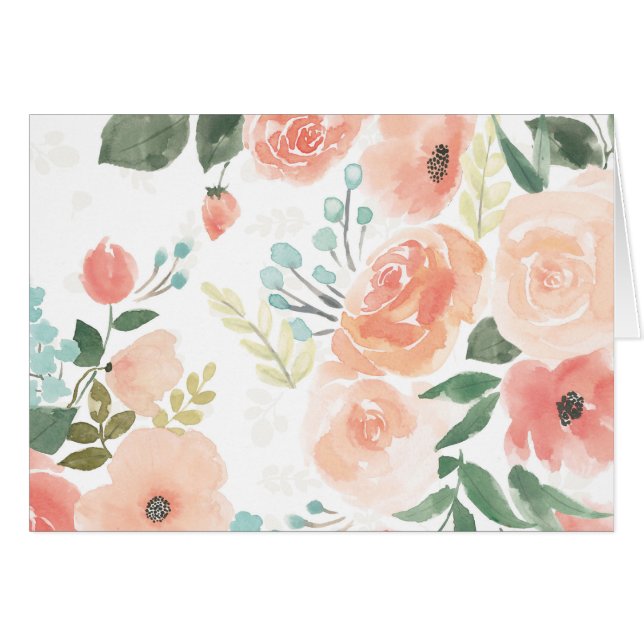 Blooming Delight | Pastel Peach (Front Horizontal)