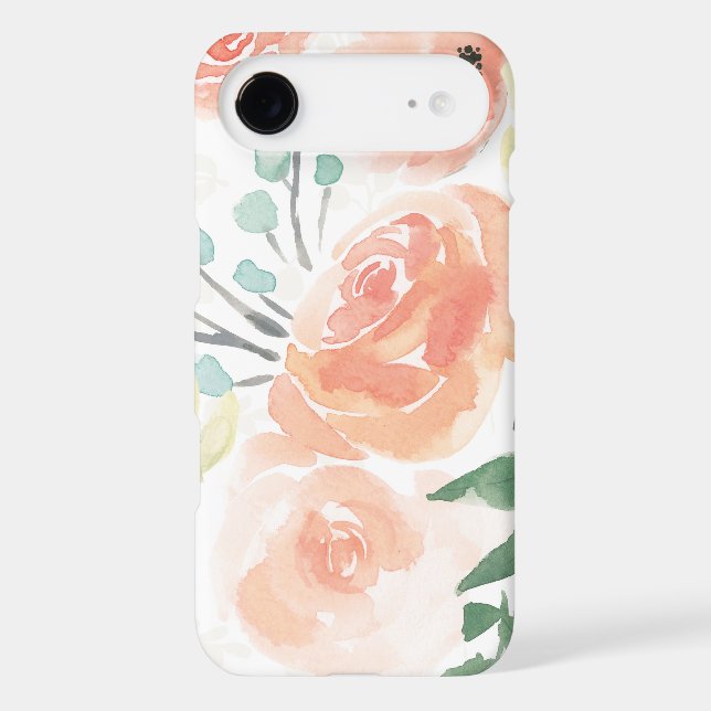 Blooming Delight | Pastel Peach Case-Mate Samsung Galaxy Case (Back)