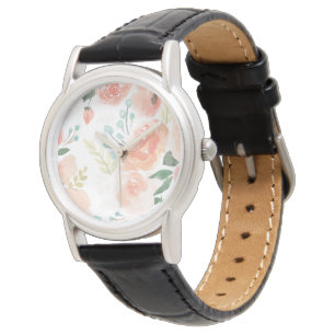 Blooming Delight Pastel Peach Watch