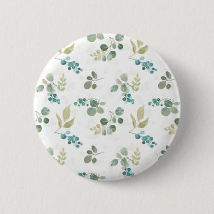 Blooming Delight Pattern 6 Cm Round Badge