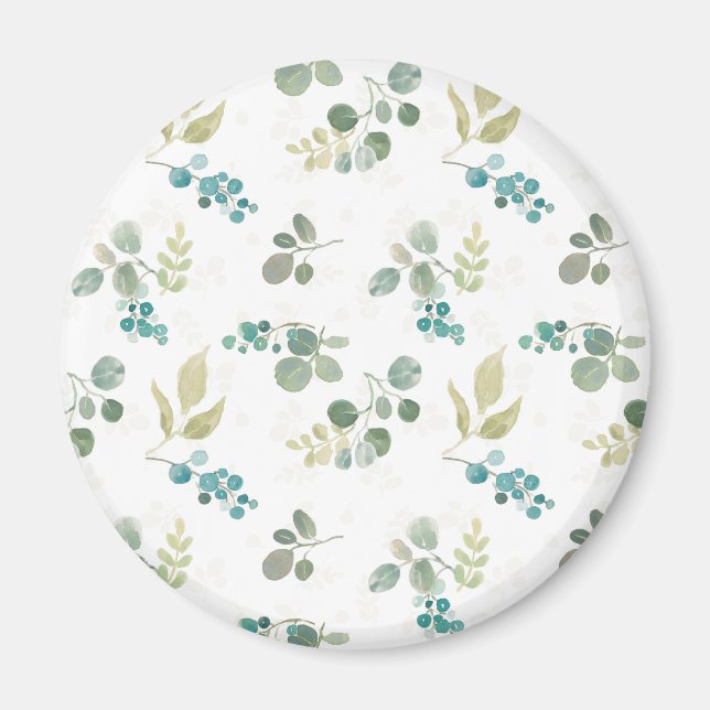 Blooming Delight Pattern Magnet (Front)