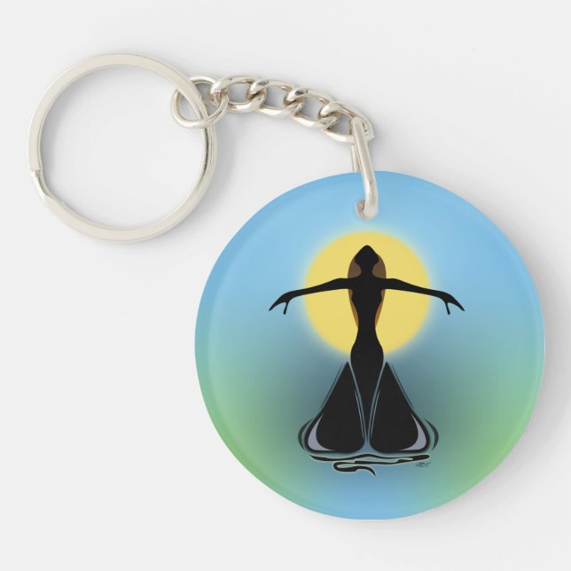 Blooming Female Key Ring (Front)