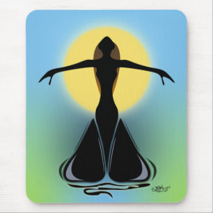 Blooming Female Mouse Pad