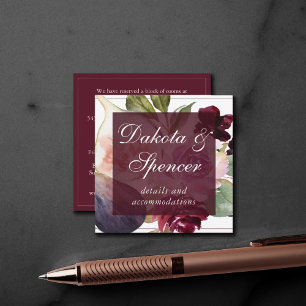Blooming Figs   Moody Rustic Fruit Blossom Details Enclosure Card