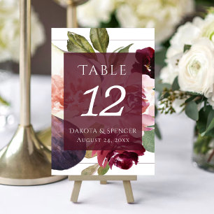 Blooming Figs   Moody Rustic Fruit Elegant Blossom Table Number