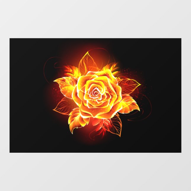 Blooming Fire Rose (Sheet)