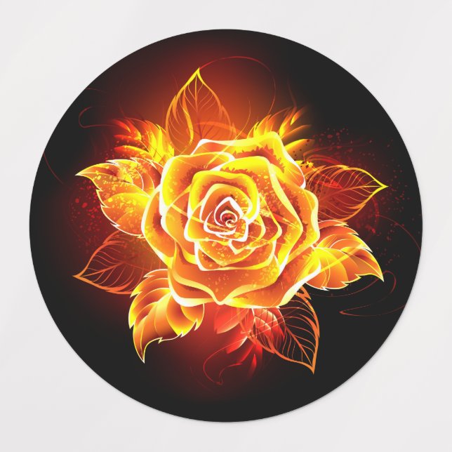 Blooming Fire Rose (Design 1)