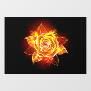 Blooming Fire Rose