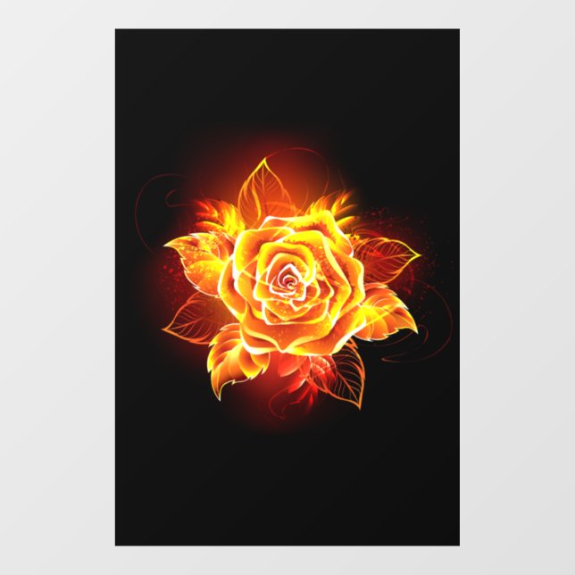 Blooming Fire Rose (Sheet)