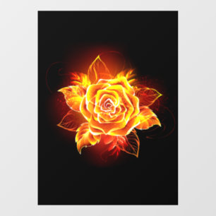 Blooming Fire Rose