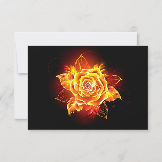 Blooming Fire Rose Announcement (Front)