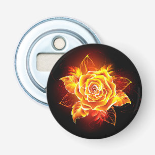 Blooming Fire Rose Bottle Opener