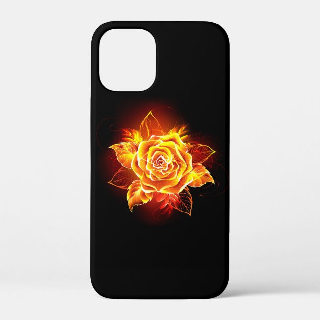 Blooming Fire Rose Case-Mate iPhone Case (Back)