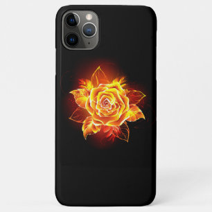 Blooming Fire Rose iPhone 11 Pro Max Case