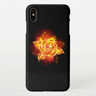Blooming Fire Rose iPhone Case