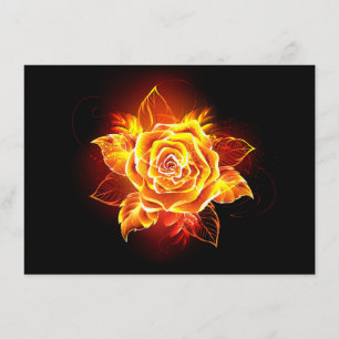Blooming Fire Rose Menu
