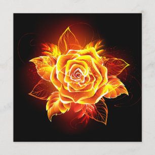 Blooming Fire Rose Menu