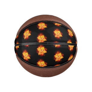 Blooming Fire Rose Mini Basketball