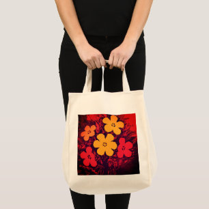 Blooming Flame Grocery Tote Bag