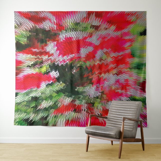 Blooming flowers.... tapestry (In Situ (Horizontal))