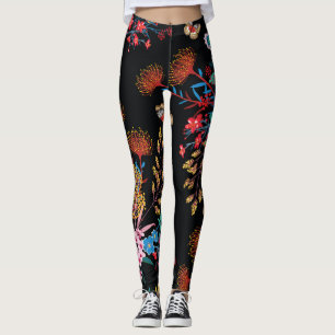 Blooming Garden Butterflies Liberty Style Leggings