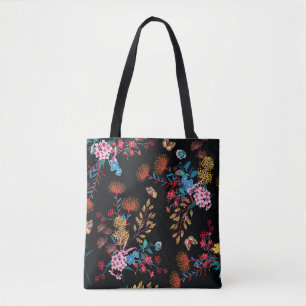 Blooming Garden Butterflies Liberty Style Tote Bag