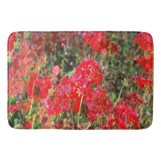 Blooming Geraniums..... Bath Mat