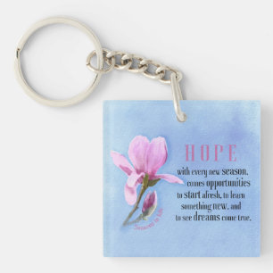 Blooming Hope Key Ring