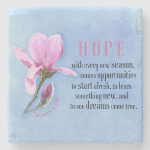 Blooming Hope Stone Coaster