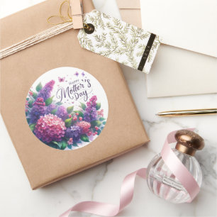 Blooming Lilacs Mother's Day Floral Sticker
