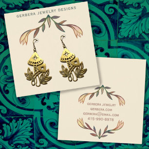 Blooming Lily Floral Earring Jewellery Display Car