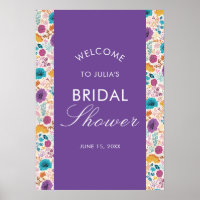 Blooming Love Floral Romantic Pink Bridal Shower