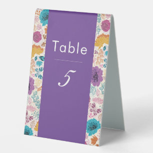 Blooming Love Floral Romantic Pink Purple Wedding