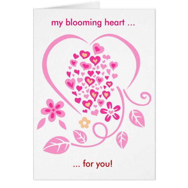 blooming love heart3, my blooming heart ..., ..... (Front)