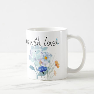 Blooming Love: Oil Painting Floral Mug - Everythin