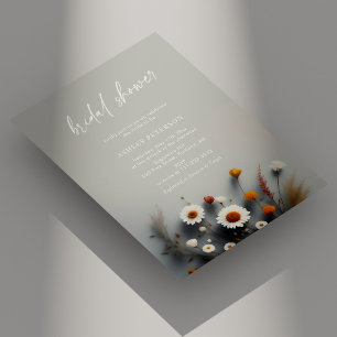 Blooming Love: Unique Wildflower Bridal Shower Invitation