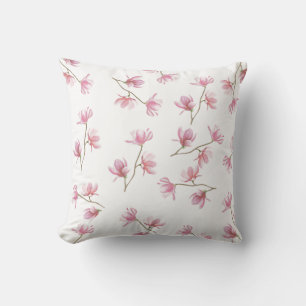 Blooming Magnolias Pillow