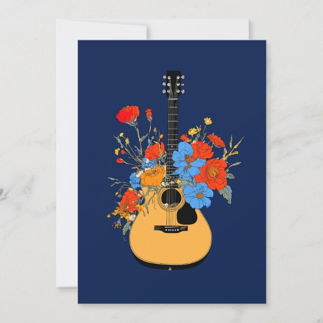 Blooming Melody Invitation (Front)