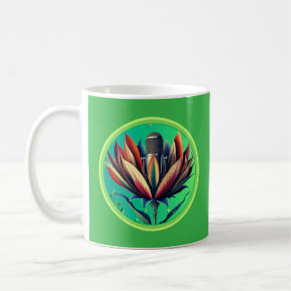 Blooming Microphone Coffee Mug